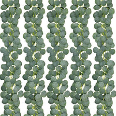 Artificial Eucalyptus Garland 5 9ft Greenery Silver Dollar Eucalyptus