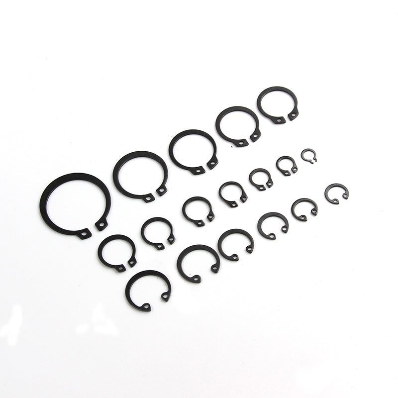 225 Pcs Stainless Steel Retaining Clip Snap Ring C Type External Circlip