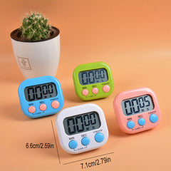 1pc Magnetic Kitchen Timer Countdown Stopwatch Cooking Baking