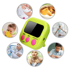 1pc Magnetic Kitchen Timer Countdown Stopwatch Cooking Baking
