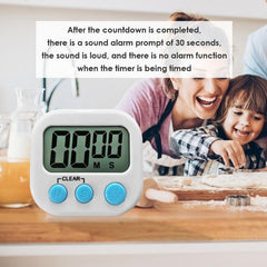 1pc Magnetic Kitchen Timer Countdown Stopwatch Cooking Baking