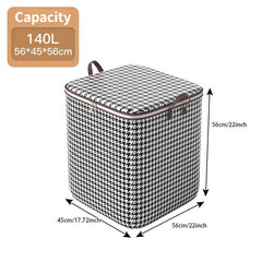 Large Capacity Storage Bag Dustproof Zipper Organizer for Wardrobe
