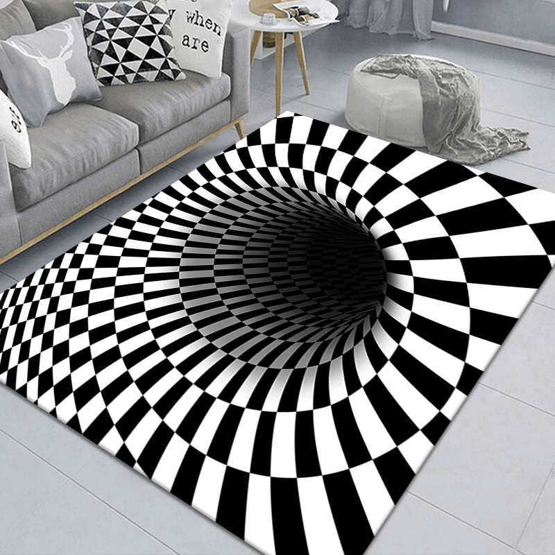 3D Illusion Trap Carpet - Creative Indoor Funny Decoration