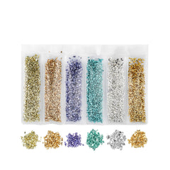 30g Irregular Crushed Glass Stones for Resin Crafts & Nail Art