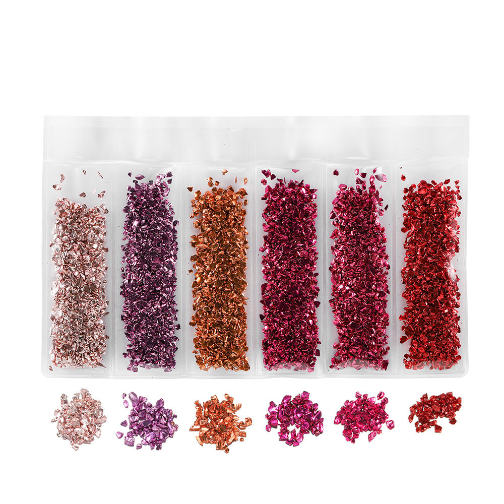 30g Irregular Crushed Glass Stones for Resin Crafts & Nail Art