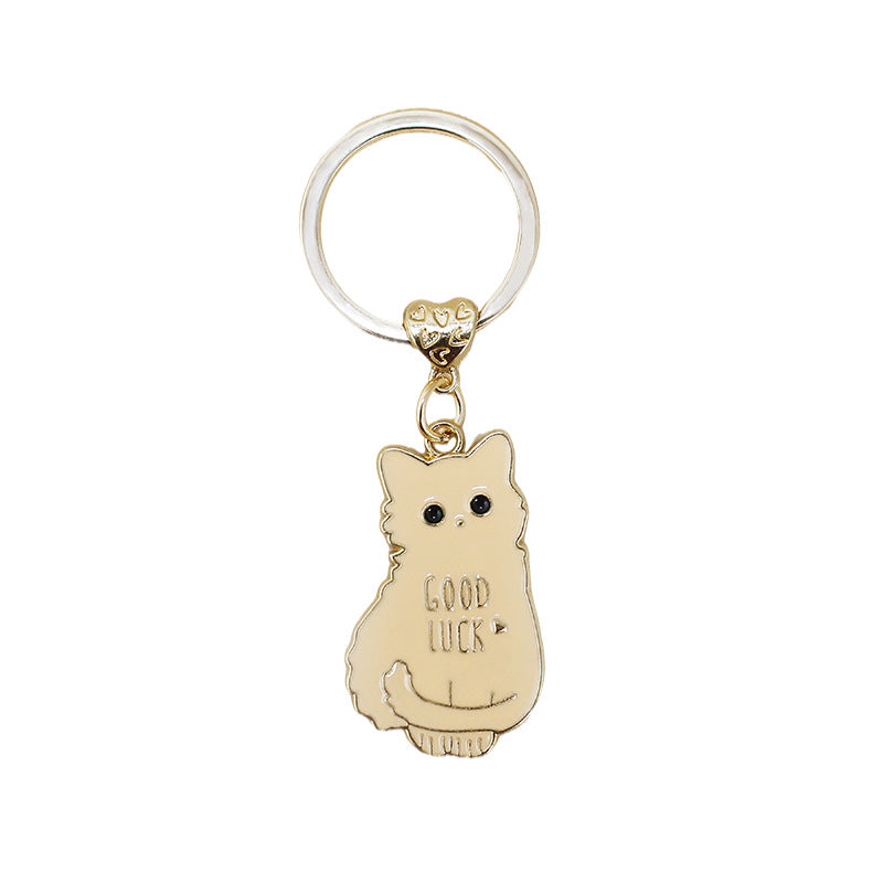 Cartoon Cat Bag Pendant - Women's Travel Accessory
