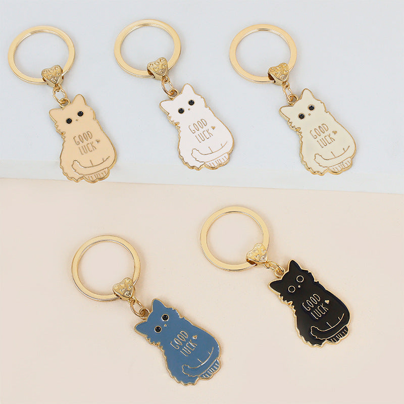 Cartoon Cat Bag Pendant - Women's Travel Accessory
