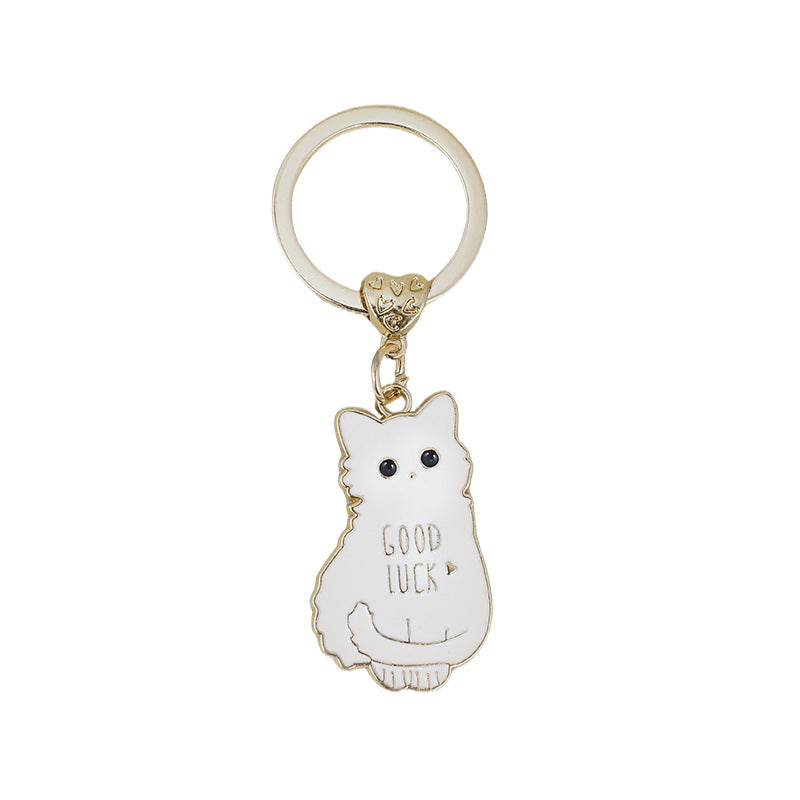 Cartoon Cat Bag Pendant - Women's Travel Accessory
