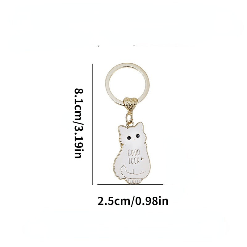 Cartoon Cat Bag Pendant - Women's Travel Accessory