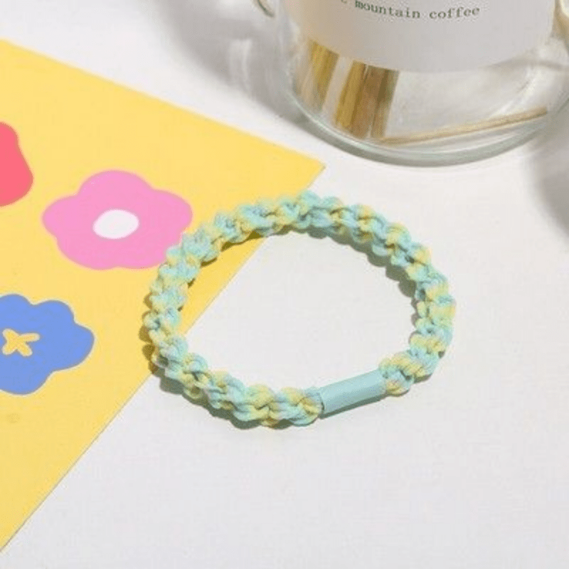 5 Pcs Hair Ties Rubber Bands Ponytail Holder Hair Scrunchies