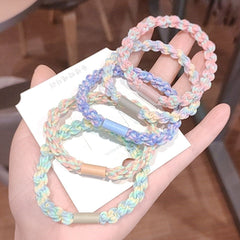 5 Pcs Hair Ties Rubber Bands Ponytail Holder Hair Scrunchies
