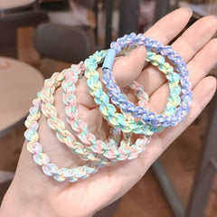 5 Pcs Hair Ties Rubber Bands Ponytail Holder Hair Scrunchies