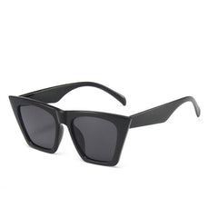 Cat Eye Jelly Frame Sunglasses Gradient Lens UV400