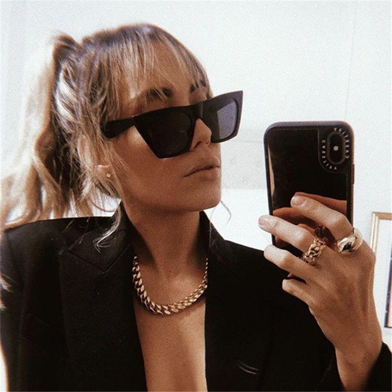 Cat Eye Jelly Frame Sunglasses Gradient Lens UV400