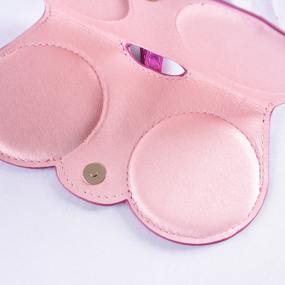 Ostrich Pattern PU Leather Bag Glasses Bag