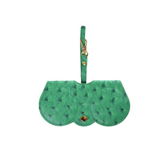 Ostrich Pattern PU Leather Bag Glasses Bag