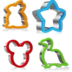 Dinosaur Sandwich Cutter Stainless Steel Bread Mould Fun Kitchen Tool