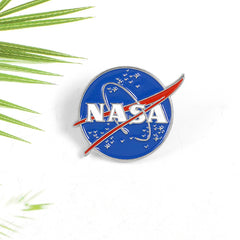 Alloy Space Brooch