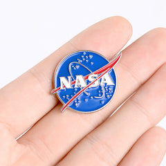 Alloy Space Brooch