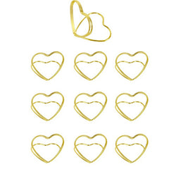 10pcs Love Heart Table Number Holders for Events and Parties