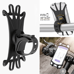 Silicone Bike Phone Holder for iPhone 11 X Xr 6 7 8, 16 15 49 cm GPS Clip