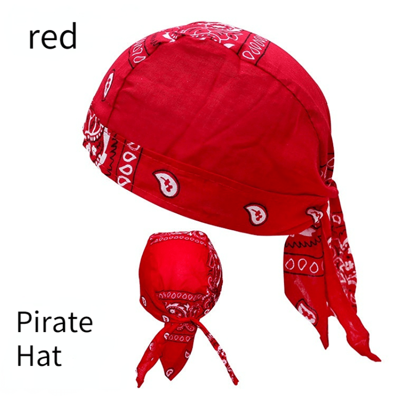 Stylish Pirate Hat for Outdoor Cycling Hip Hop Bandana