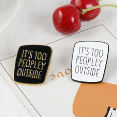 Alloy Pin Introv. Crowd Social Phobia Board