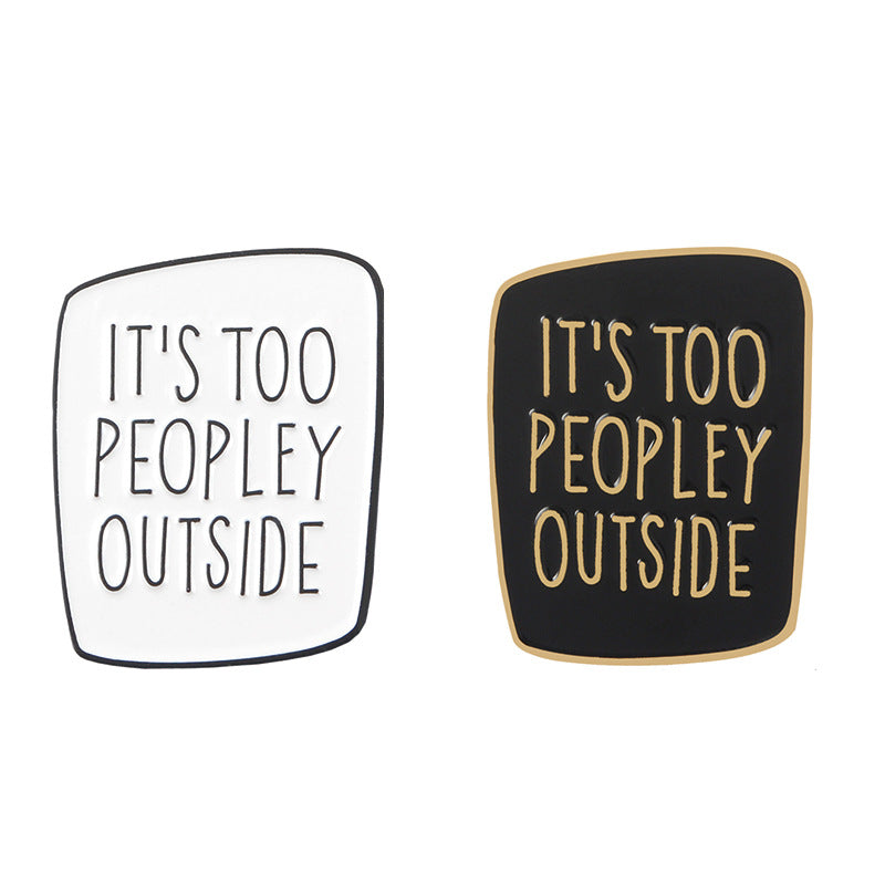 Alloy Pin Introv. Crowd Social Phobia Board
