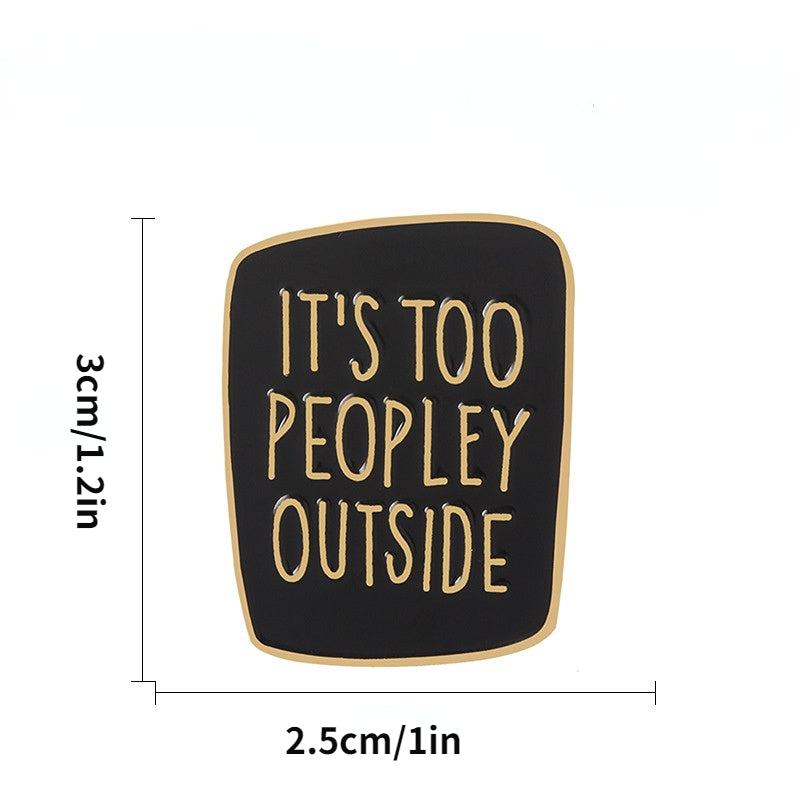 Alloy Pin Introv. Crowd Social Phobia Board