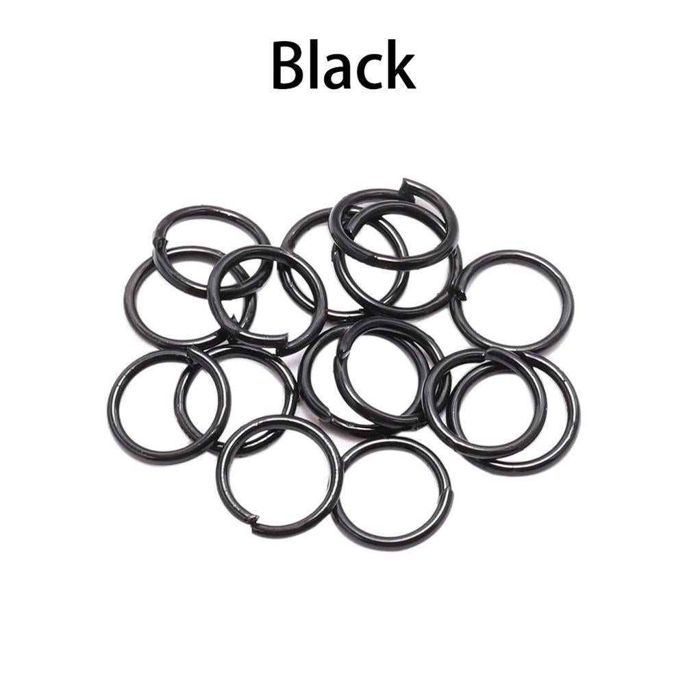 200pcs 4-20mm Jump Rings Split Rings Connectors DIY Jewelry Making Accessories