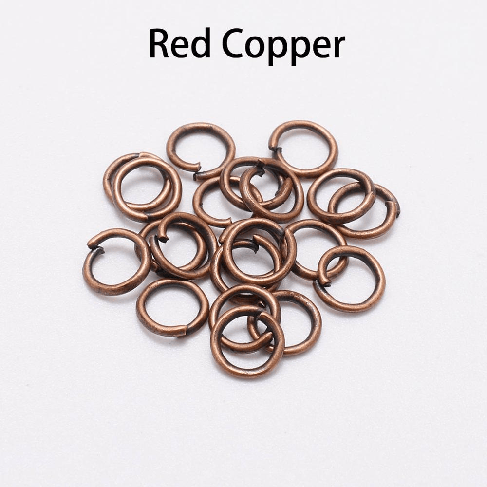 200pcs 4-20mm Jump Rings Split Rings Connectors DIY Jewelry Making Accessories