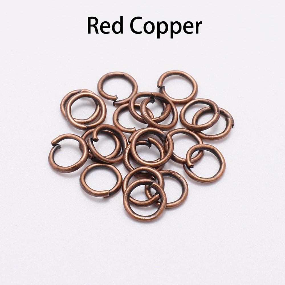 200pcs 4-20mm Jump Rings Split Rings Connectors DIY Jewelry Making Accessories