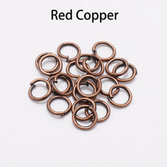 200pcs 4-20mm Jump Rings Split Rings Connectors DIY Jewelry Making Accessories