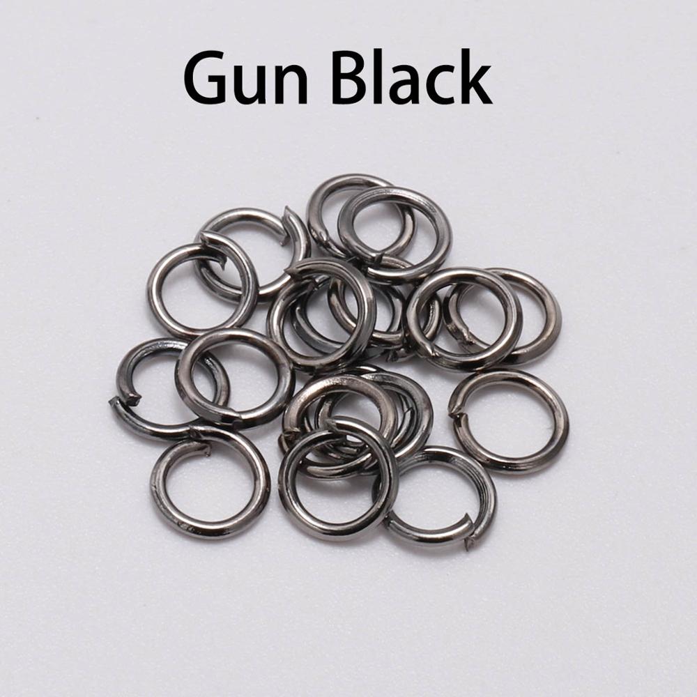 200pcs 4-20mm Jump Rings Split Rings Connectors DIY Jewelry Making Accessories