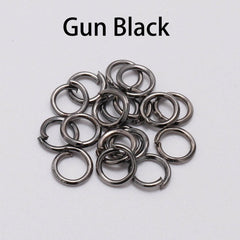 200pcs 4-20mm Jump Rings Split Rings Connectors DIY Jewelry Making Accessories
