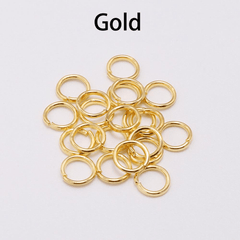 200pcs 4-20mm Jump Rings Split Rings Connectors DIY Jewelry Making Accessories