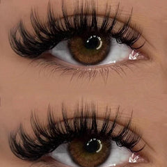 100 pcs Fluffy Thick Curly 3D Comic Style Eyelashes