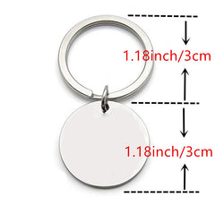 Tree Of Life & Letter Charm Keychain Metal Key Ring Purse Bag Charm