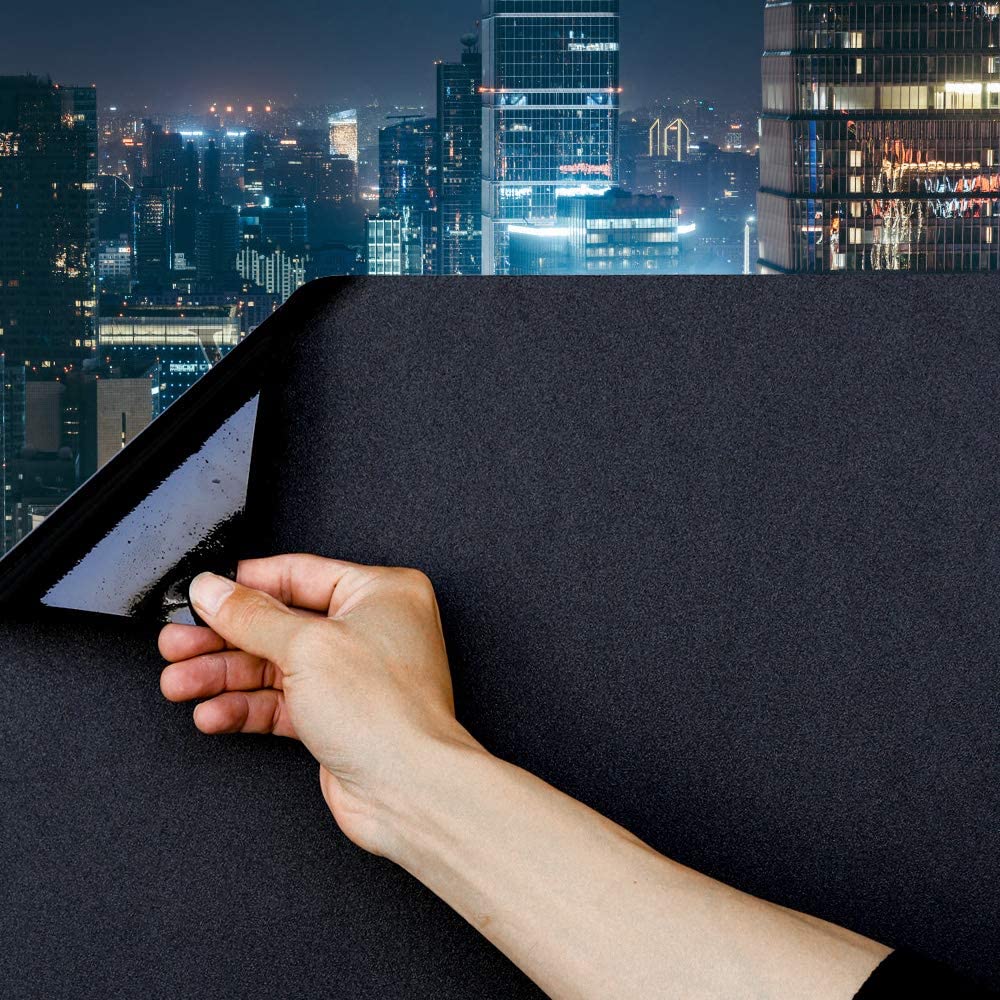 UV Blocking Blackout Window Film for Privacy and Darkening