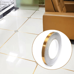 50M Golden Self Adhesive Tile Stickers Tape Waterproof Wall Gap Sealin
