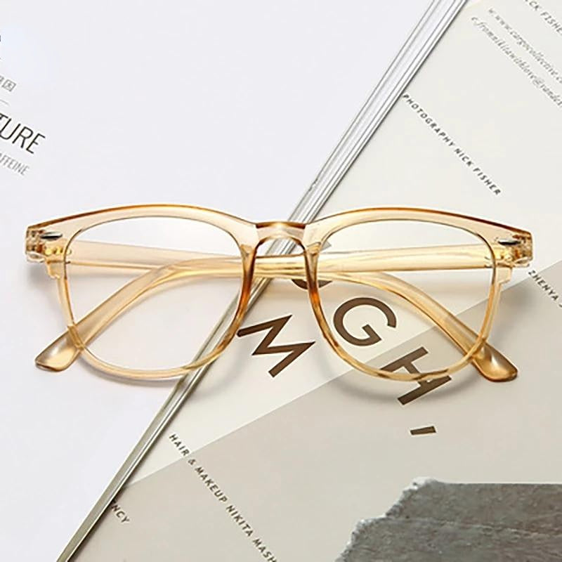 Clear Lens Eyeglasses Causal Light Blocking Unisex