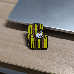 Dog on the Sofa Brooch