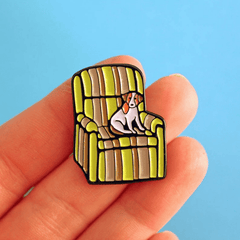 Dog on the Sofa Brooch
