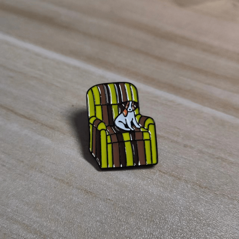 Dog on the Sofa Brooch