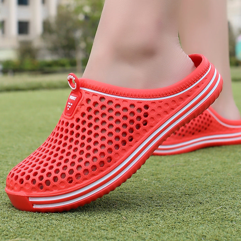 Men's Lightweight Comfy Clogs Hollow Out Non Slip Garden Shoes