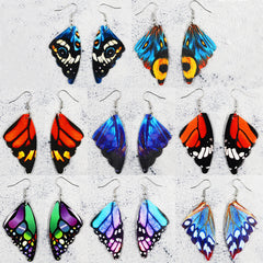 Bohemian Butterfly Wings Drop Earrings Colorful Jewelry for Women