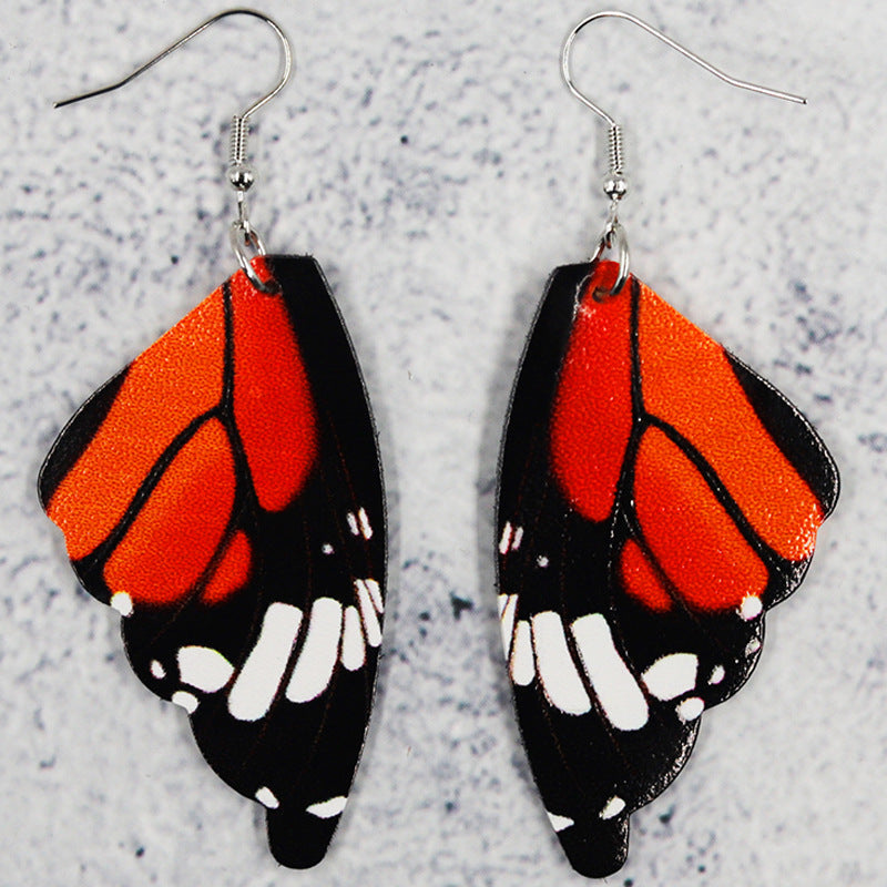 Bohemian Butterfly Wings Drop Earrings Colorful Jewelry for Women