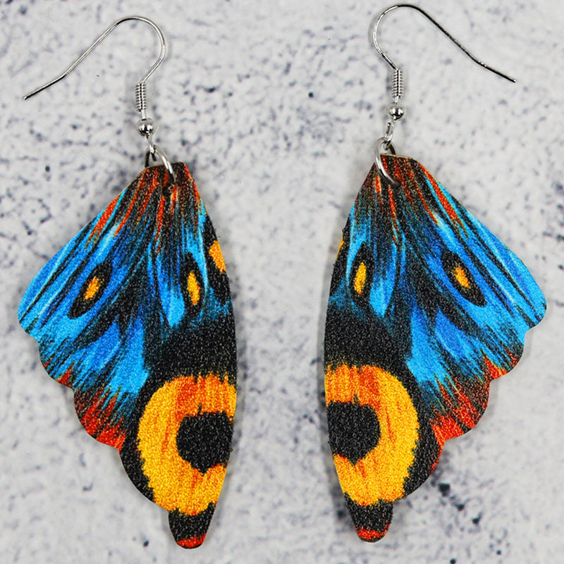 Bohemian Butterfly Wings Drop Earrings Colorful Jewelry for Women