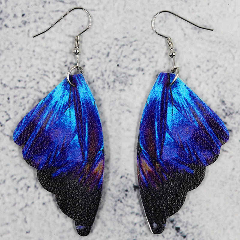 Bohemian Butterfly Wings Drop Earrings Colorful Jewelry for Women
