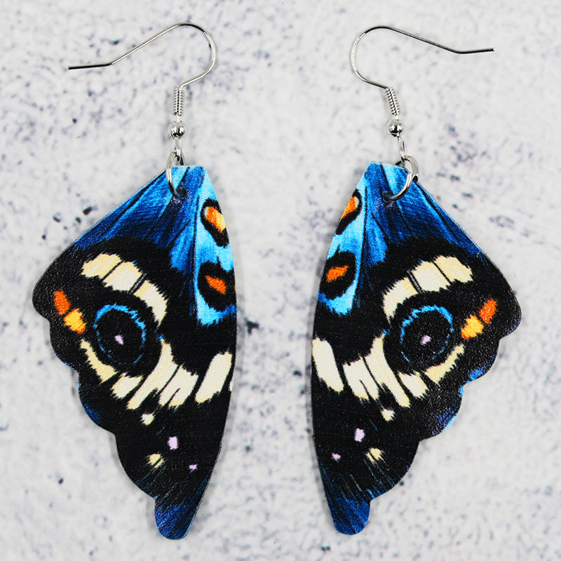 Bohemian Butterfly Wings Drop Earrings Colorful Jewelry for Women